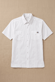 Limited Edition Puerto Rico and Cuba Flag Guayabera Short Sleeve