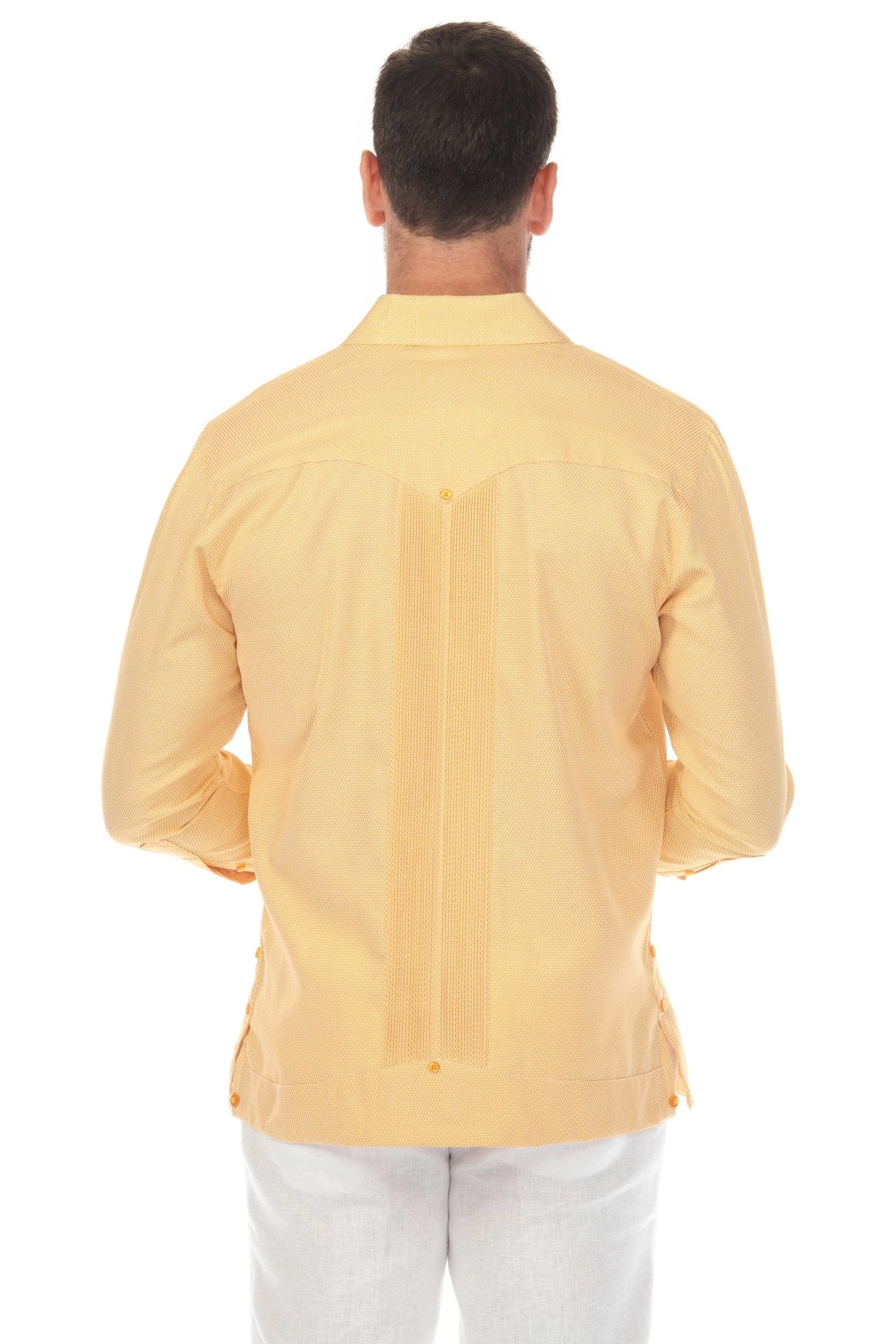 Men's Diamond Textured Guayabera Shirt | Mojito Collection Men's Diamond Textured Guayabera Shirt | Mojito Collection