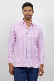 Cotton Blend Wedding Shirt Long Sleeve Pleated French Cuff