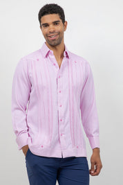 Cotton Blend Wedding Shirt Long Sleeve Pleated French Cuff