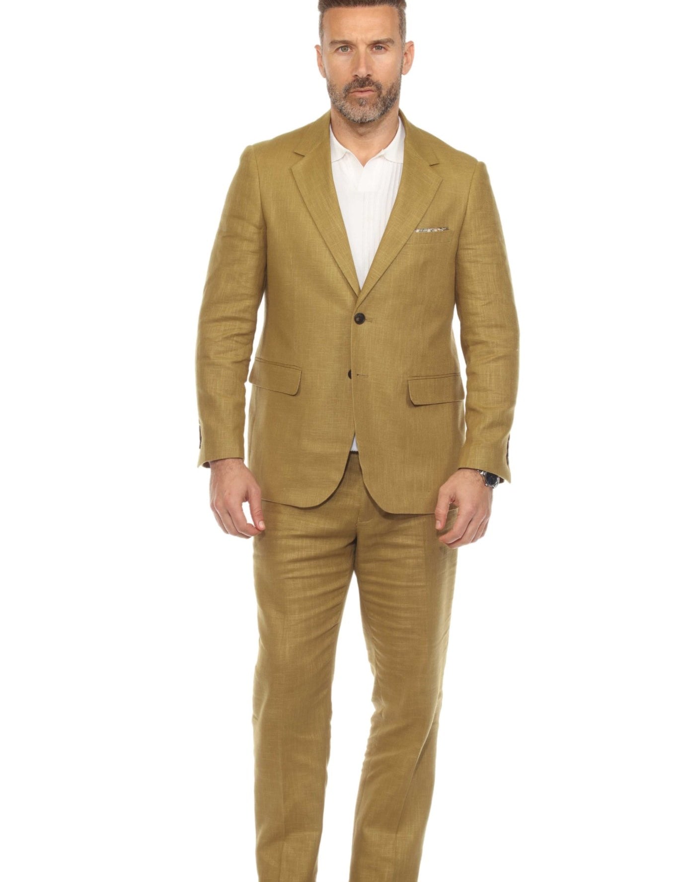 Mojito Reserve Men's Textured Linen Blend Suit