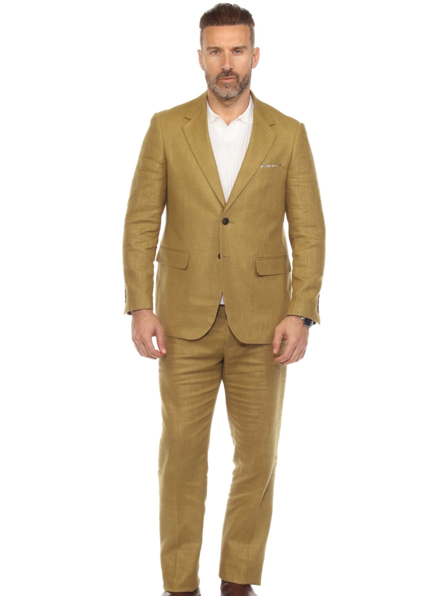 Mojito Reserve Men's Textured Linen Blend Suit