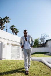 Mojito Reserve Men's Textured Linen Blend Suit