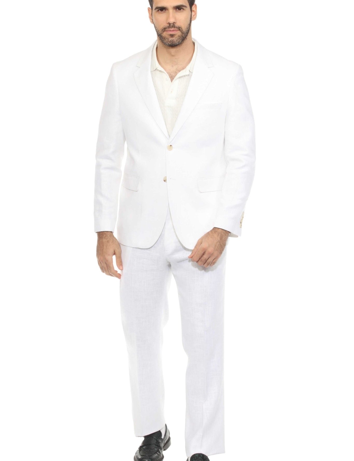 Mojito Reserve Men's Textured Linen Blend Suit