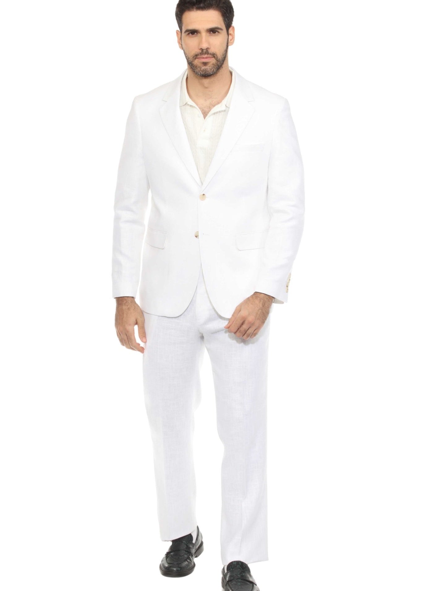 Mojito Reserve Men's Textured Linen Blend Suit