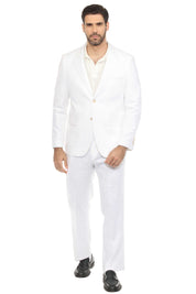 Mojito Reserve Men's Textured Linen Blend Suit