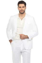 Mojito Reserve Men's Textured Linen Blend Suit