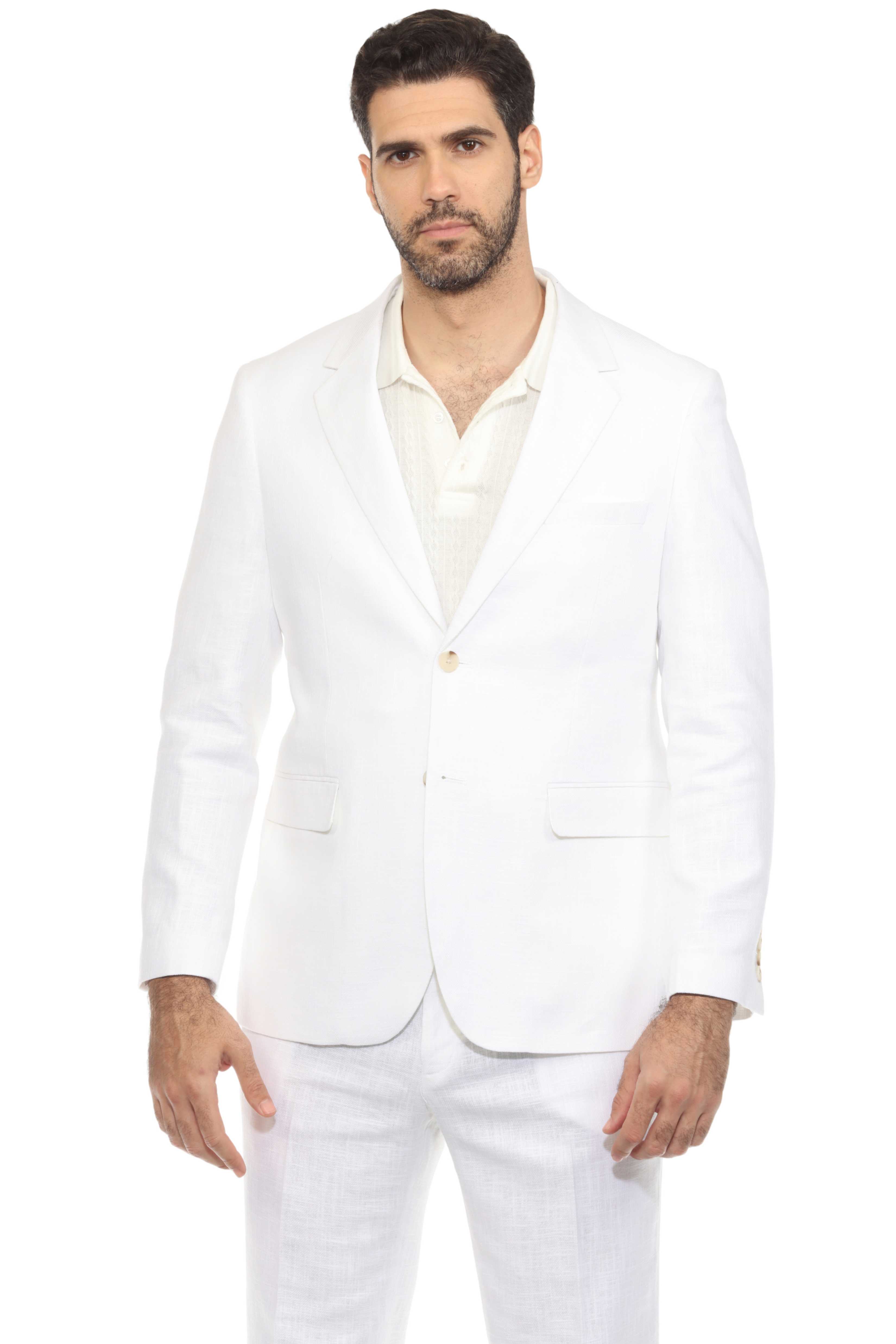 Mojito Reserve Men's Textured Linen Blend Suit