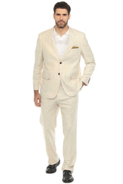 Mojito Reserve Men's Textured Stretch Linen Blend Suit
