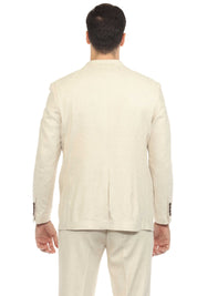 Mojito Reserve Men's Textured Stretch Linen Blend Suit