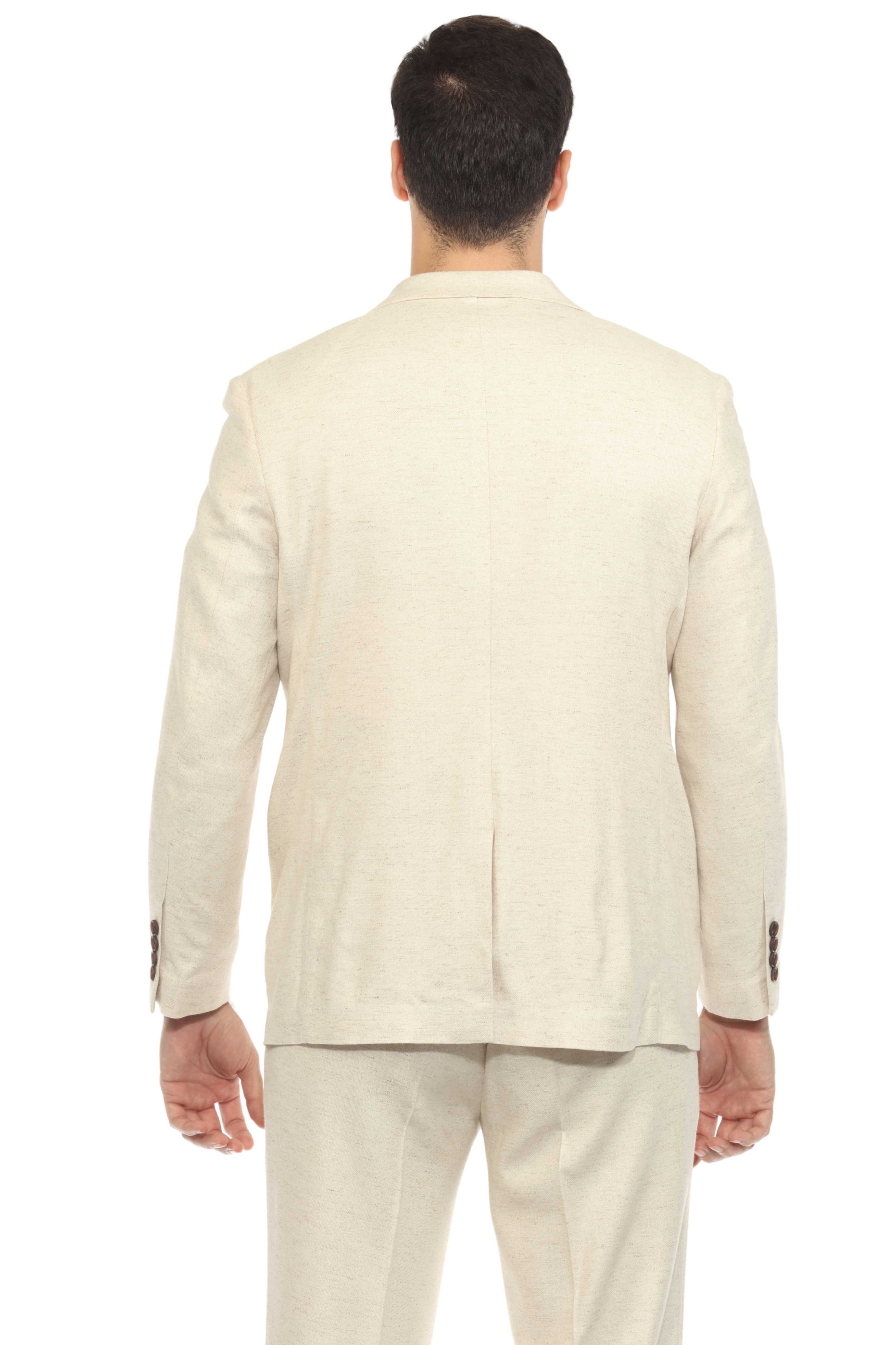 Mojito Reserve Men's Textured Stretch Linen Blend Suit