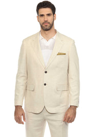 Mojito Reserve Men's Textured Stretch Linen Blend Suit