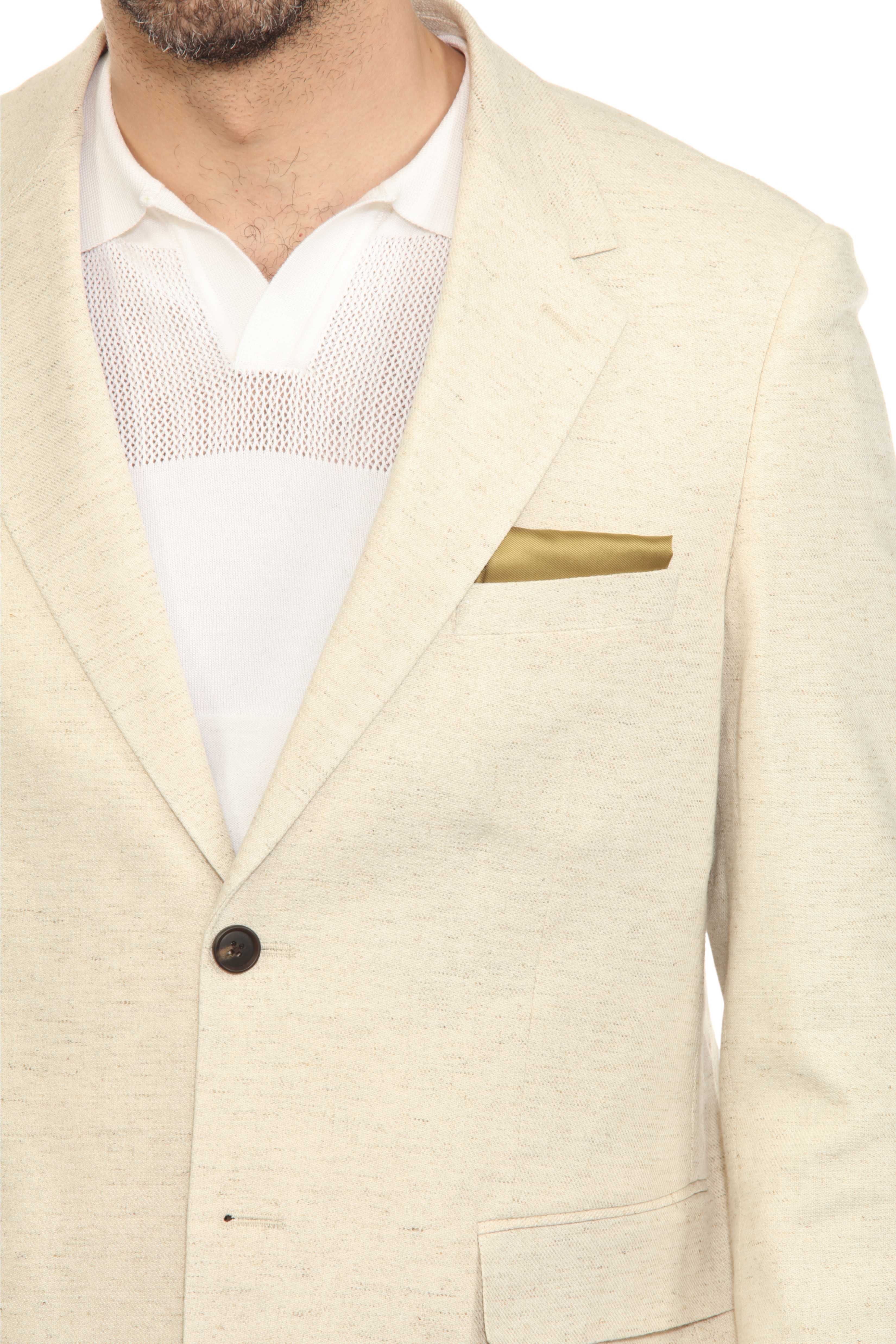 Mojito Reserve Men's Textured Stretch Linen Blend Suit