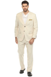 Mojito Reserve Men's Textured Stretch Linen Blend Suit