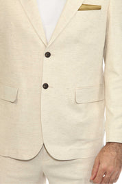Mojito Reserve Men's Textured Stretch Linen Blend Suit