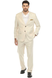 Mojito Reserve Men's Textured Stretch Linen Blend Suit