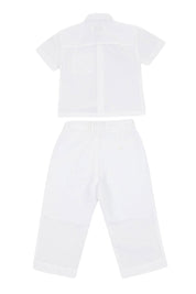 100% Linen Infant Children and Boys Linen Set