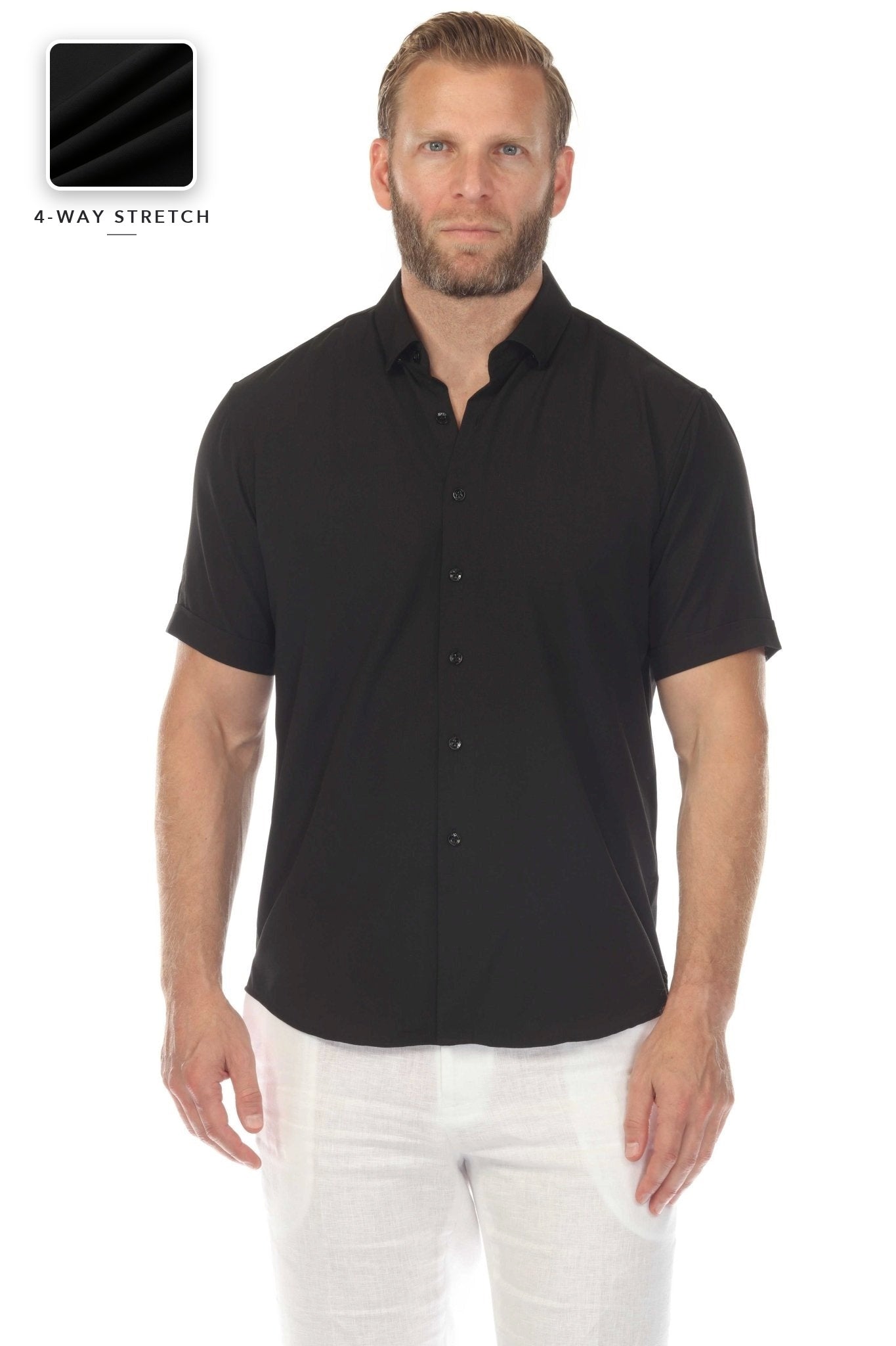Classic 4-Way Stretch Short Sleeve Shirt