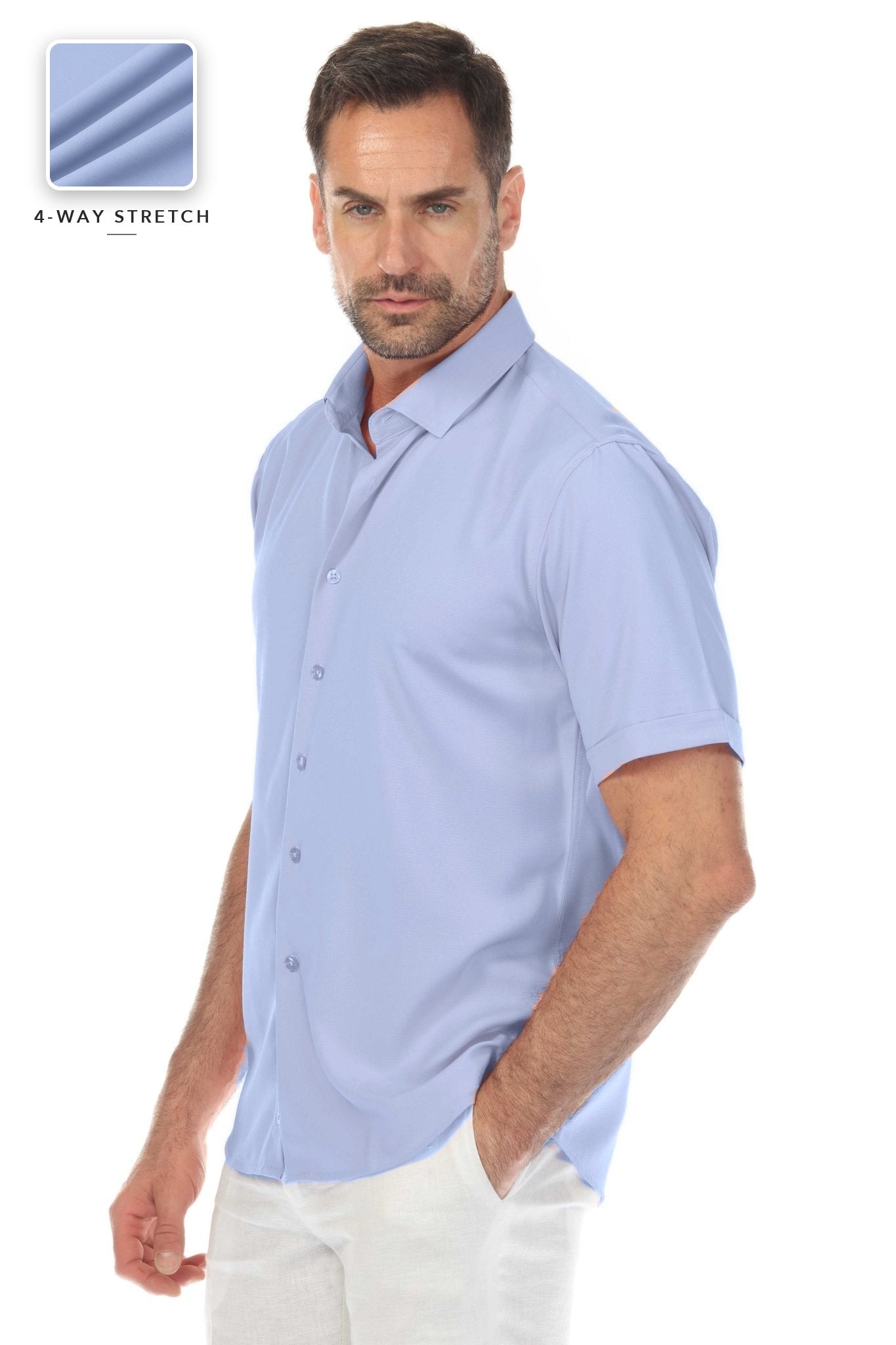 Classic 4-Way Stretch Short Sleeve Shirt