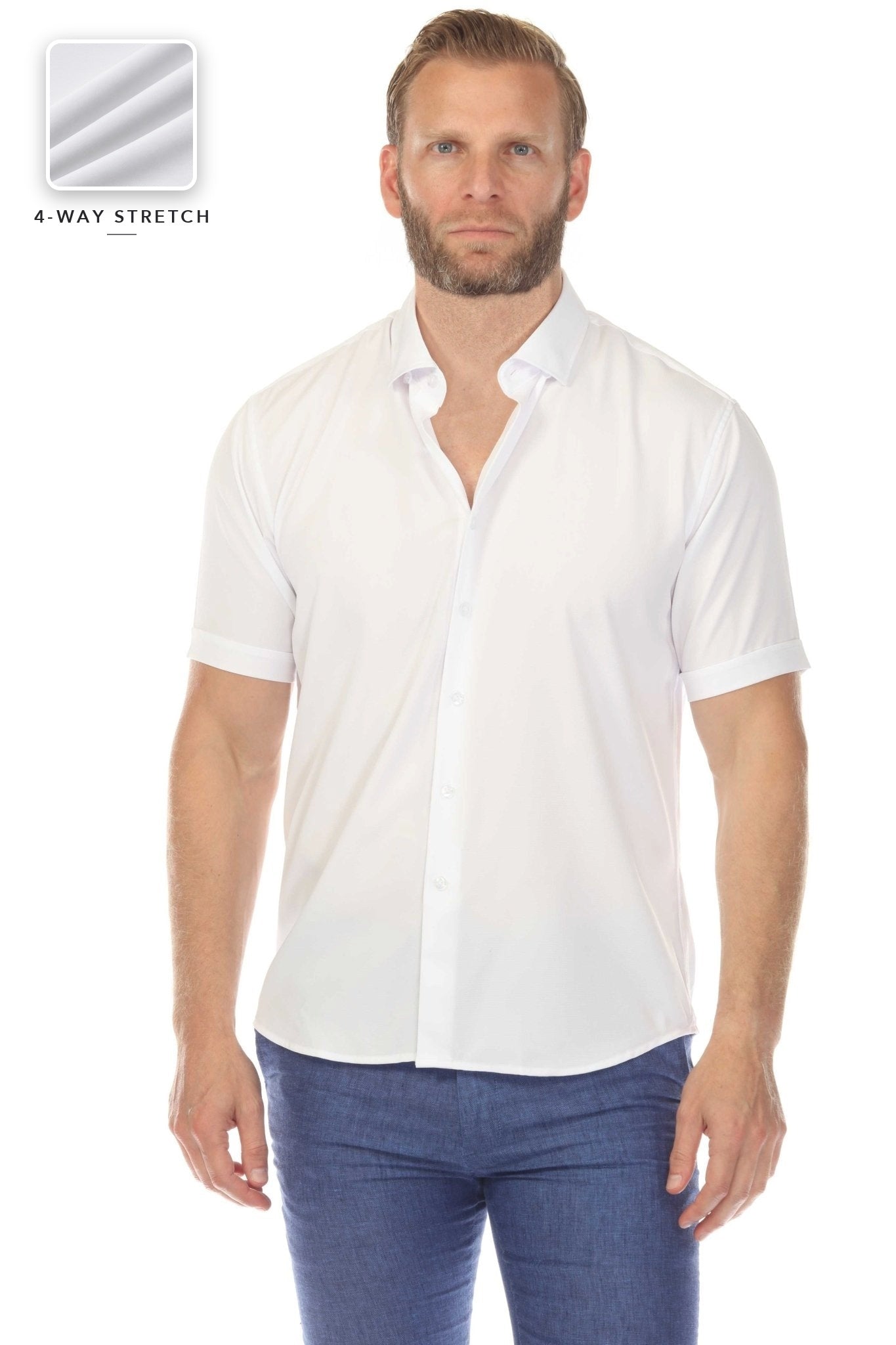 Classic 4-Way Stretch Short Sleeve Shirt