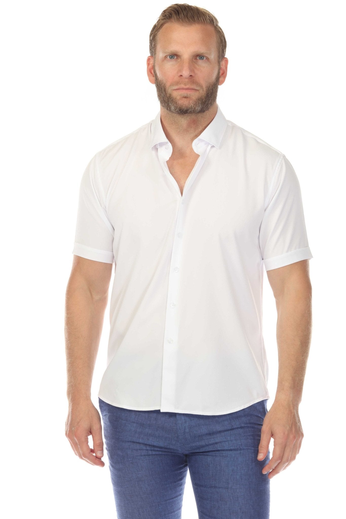 Men’s Classic 4-Way Stretch Short Sleeve Shirt