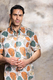 Men’s Hunter Green 4-Way Stretch Short Sleeve Shirt