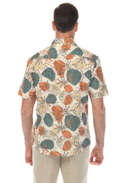 Men’s Hunter Green 4-Way Stretch Short Sleeve Shirt