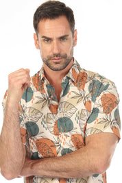 Men’s Hunter Green 4-Way Stretch Short Sleeve Shirt