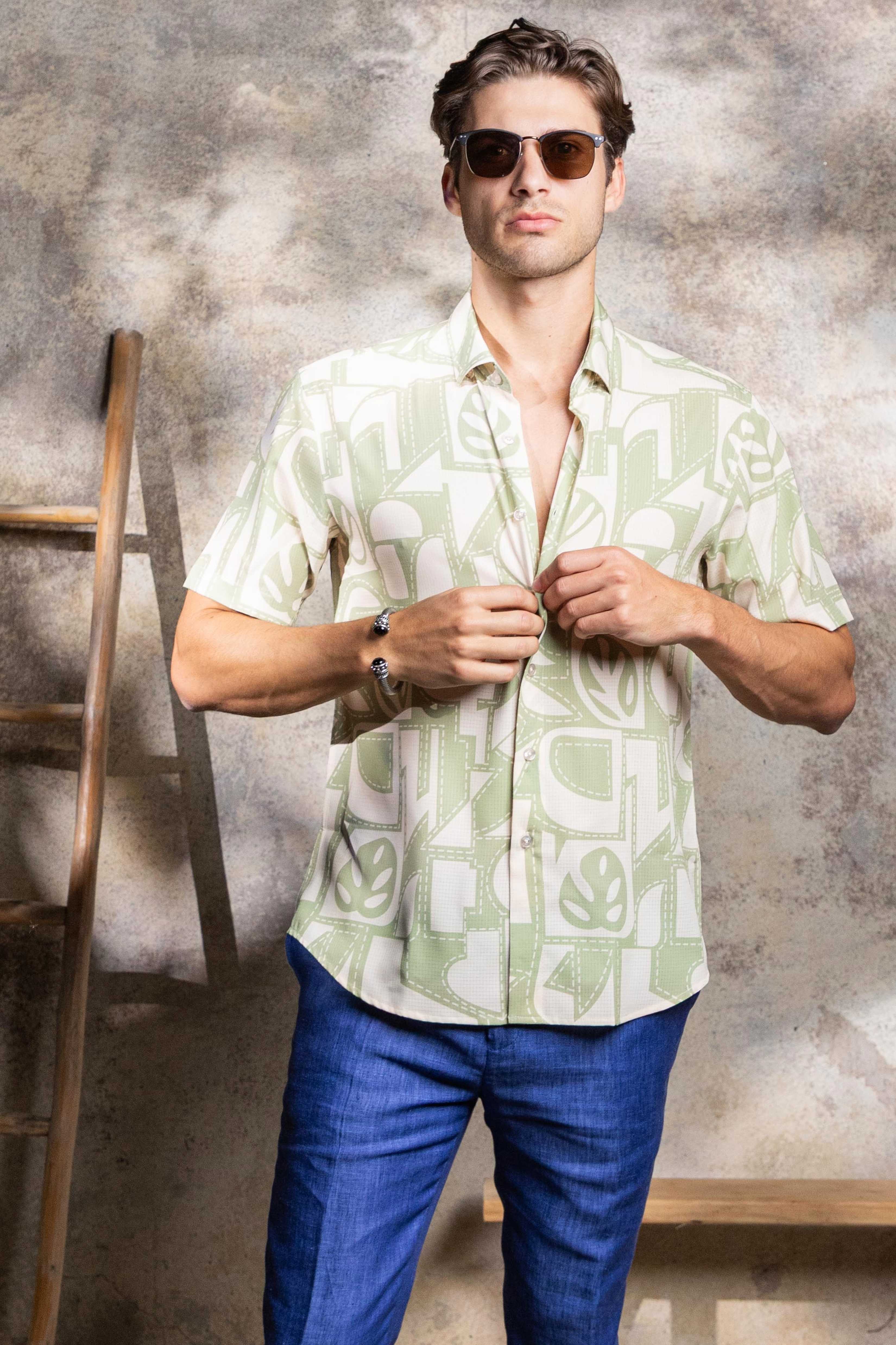 Men’s Sage 4-Way Stretch Short Sleeve Shirt