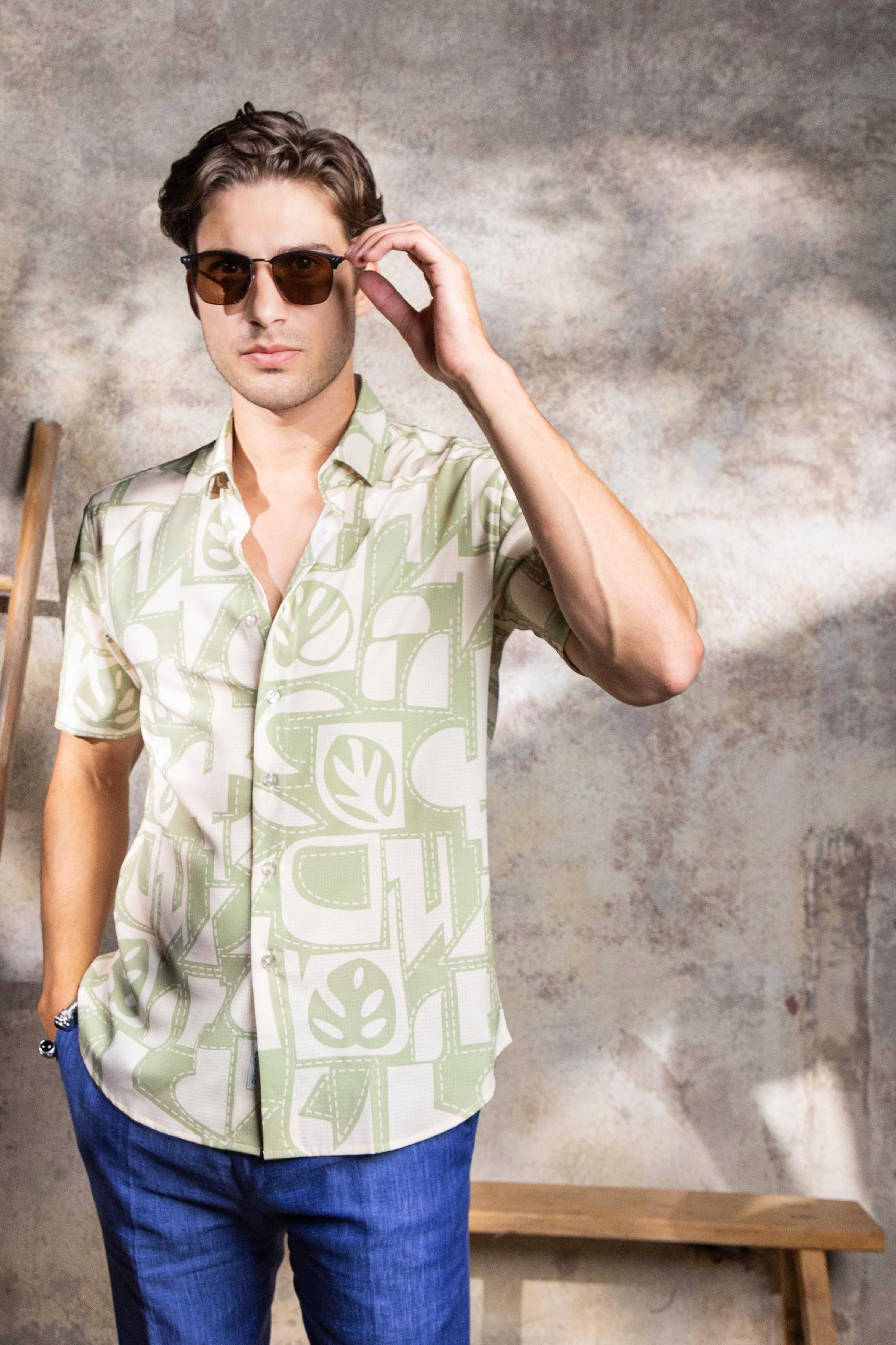 Men’s Sage 4-Way Stretch Short Sleeve Shirt