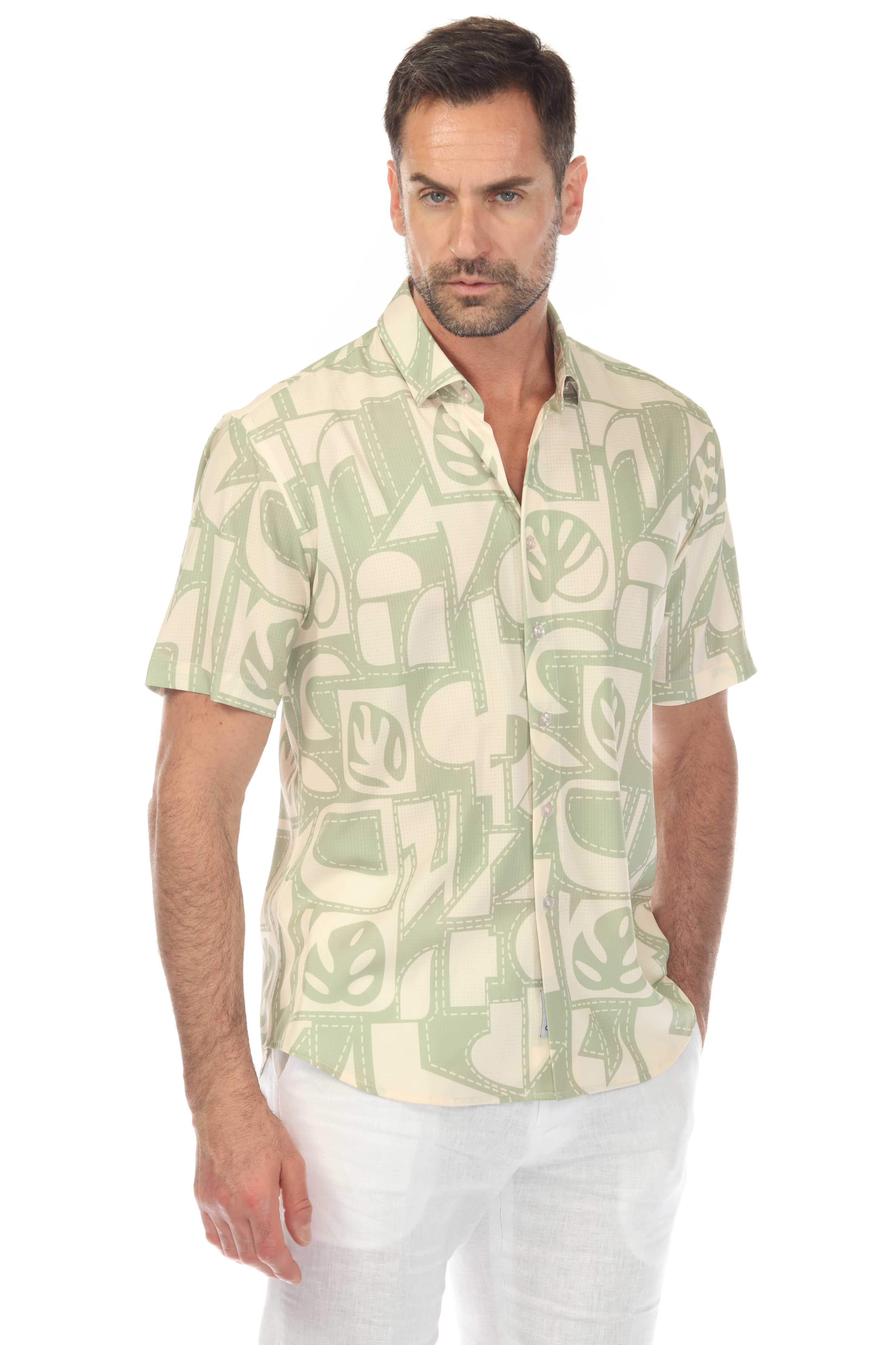 Men’s Sage 4-Way Stretch Short Sleeve Shirt