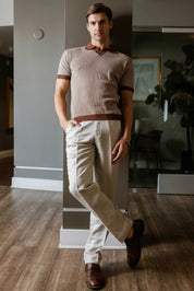 Mojito Stylish Premium Knit Polo Shirt with Contrast Color Combination