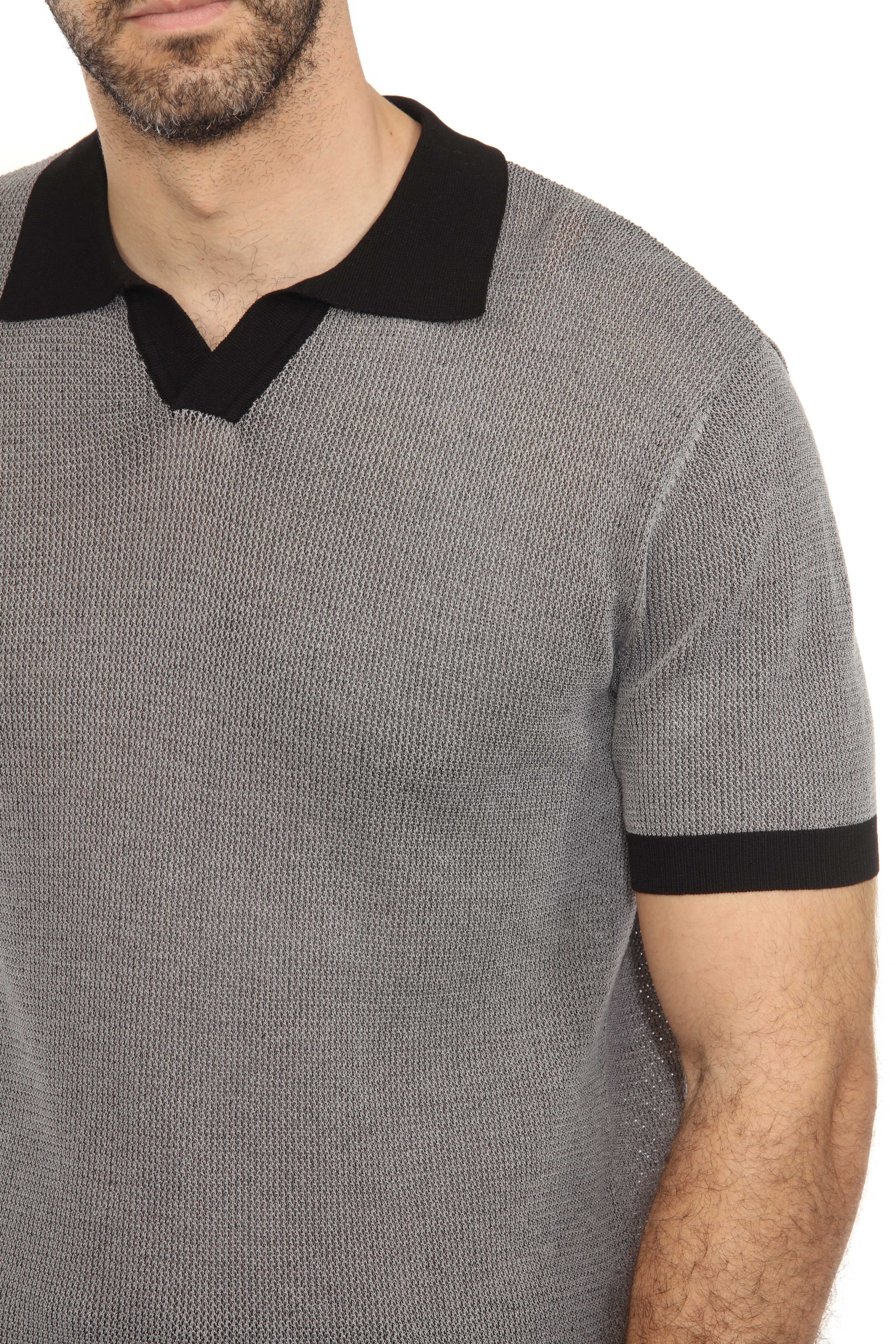 Mojito Stylish Premium Knit Polo Shirt with Contrast Color Combination