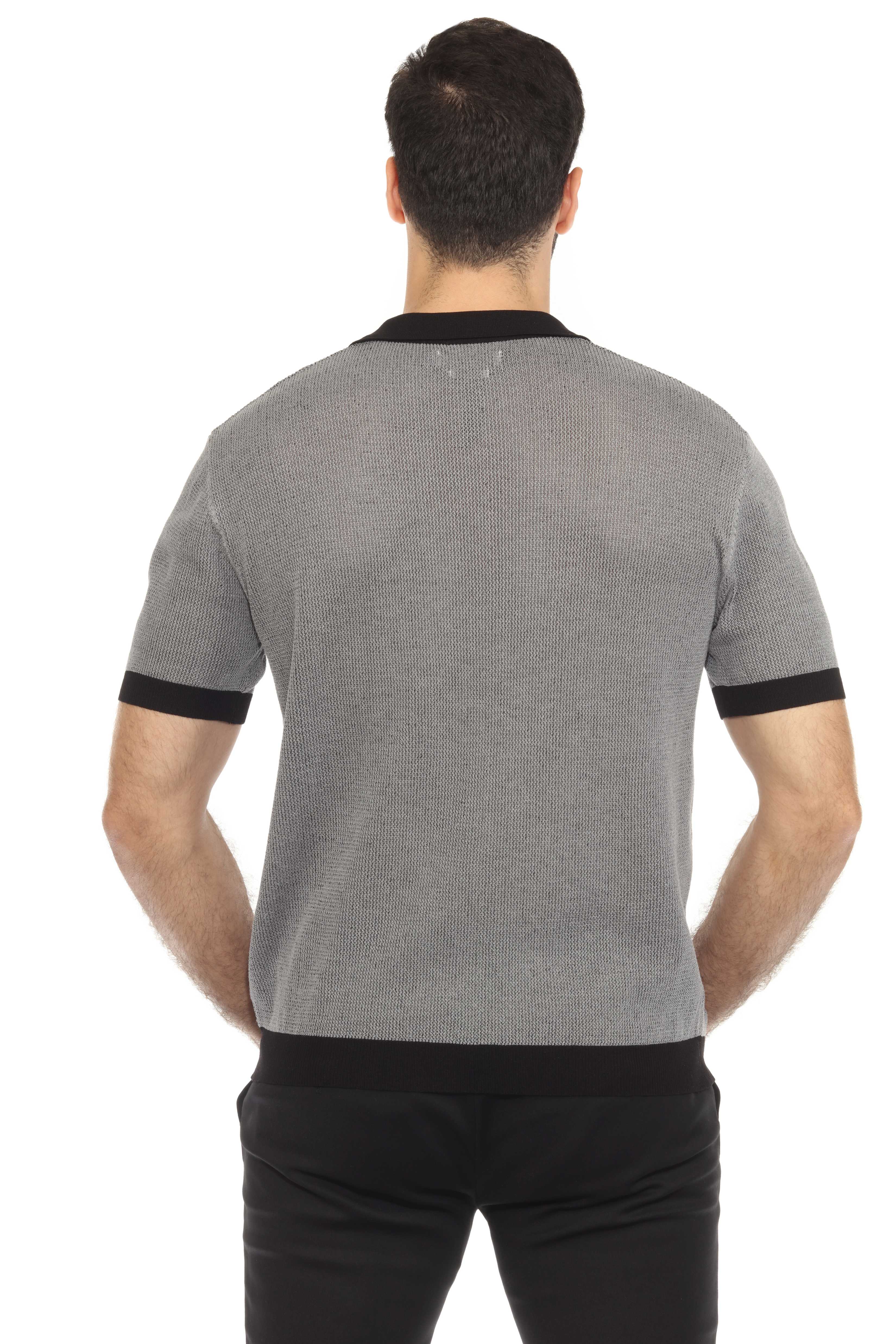 Mojito Stylish Premium Knit Polo Shirt with Contrast Color Combination