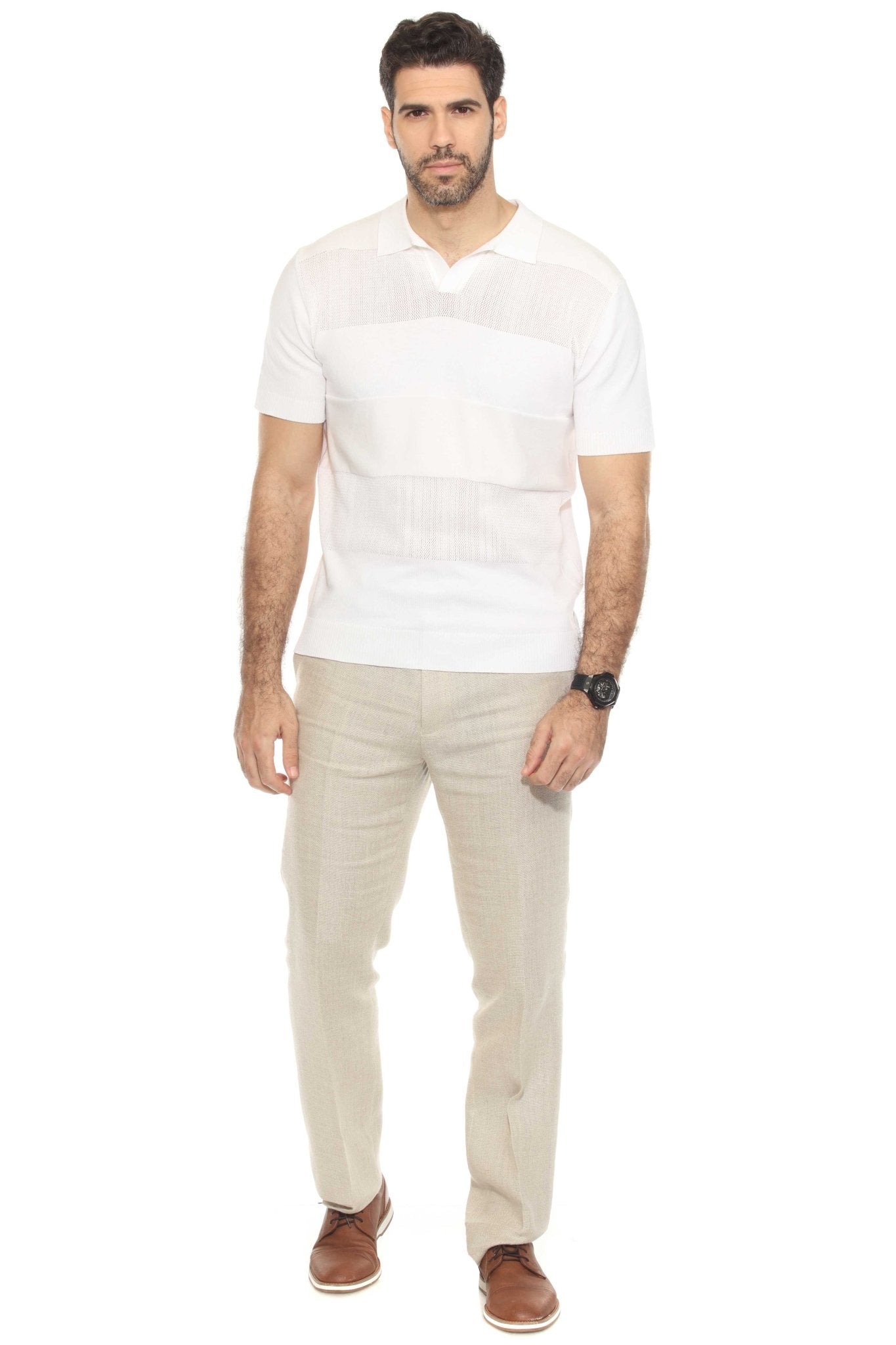 Men's Stylish Premium Knit Polo Shirt
