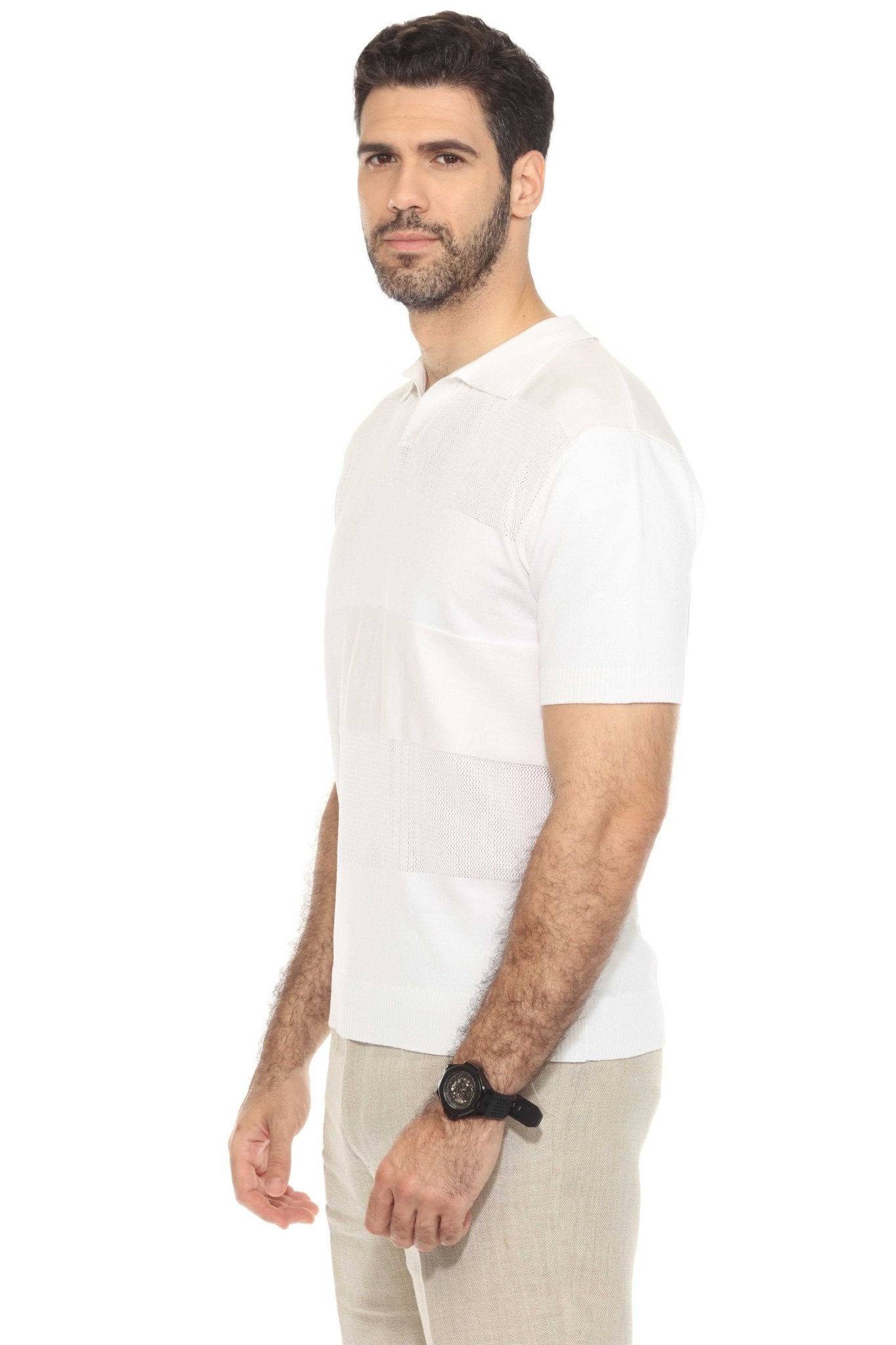 Men's Stylish Premium Knit Polo Shirt