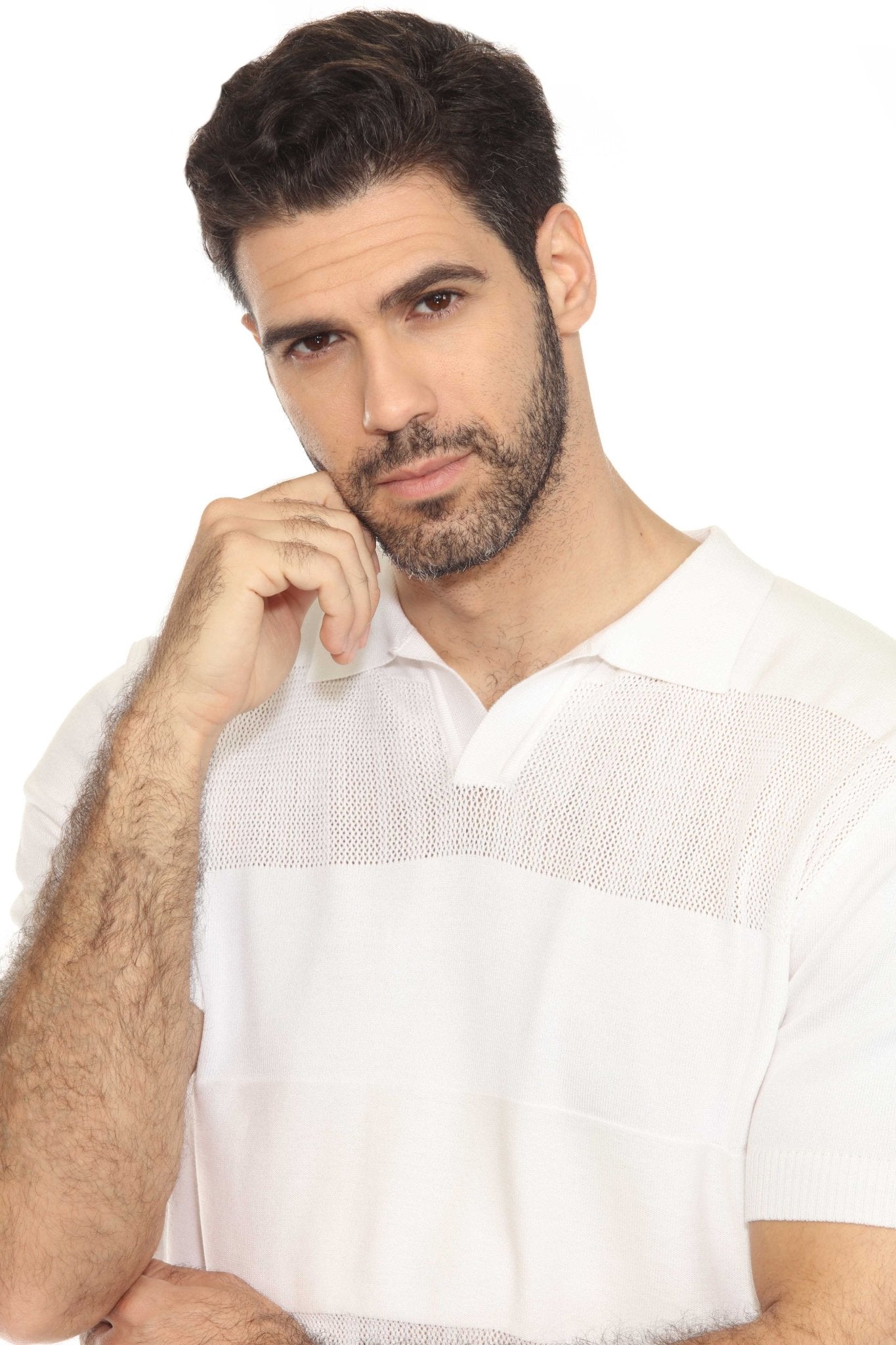 Men's Stylish Premium Knit Polo Shirt