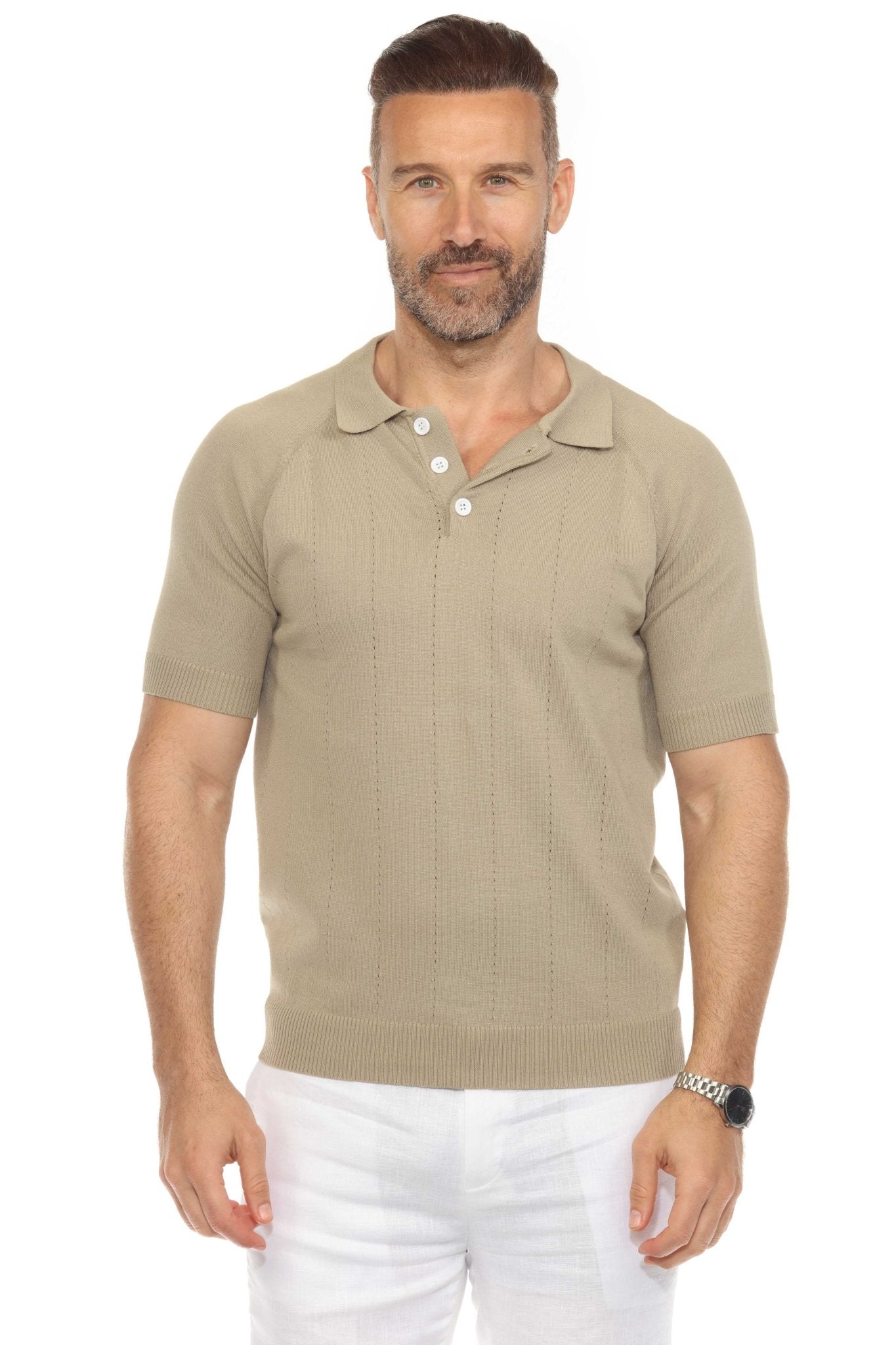 Men's Stylish Premium Knit Polo Shirt