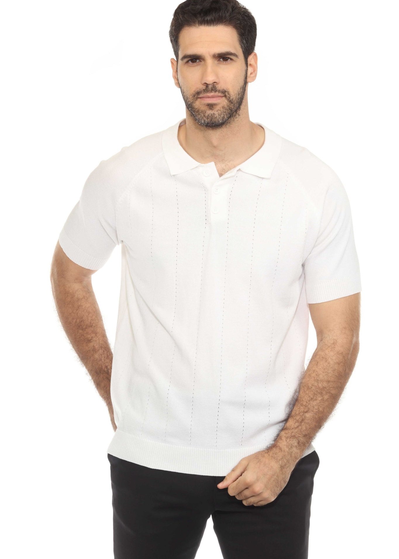 Men's Stylish Premium Knit Polo Shirt