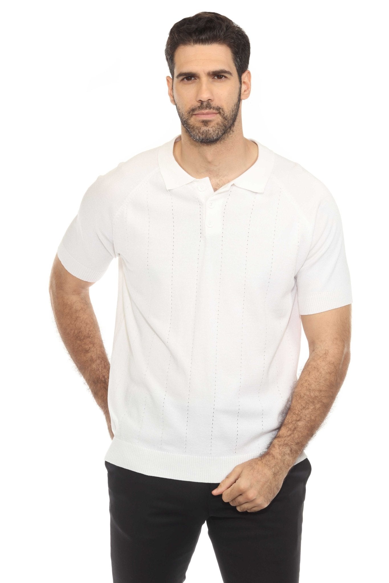 Men's Stylish Premium Knit Polo Shirt
