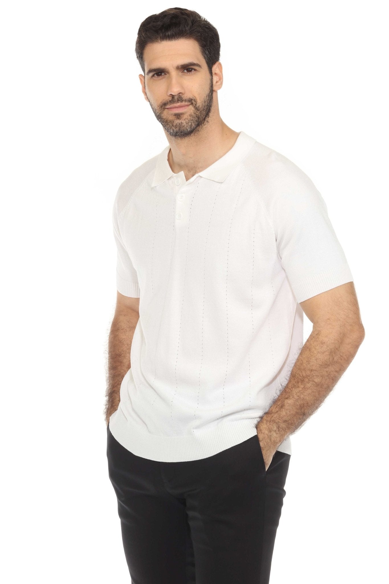 Men's Stylish Premium Knit Polo Shirt