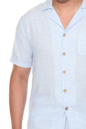 Men's Beach Resort Wear Camp Collar Shirt and Pant Lounge Set