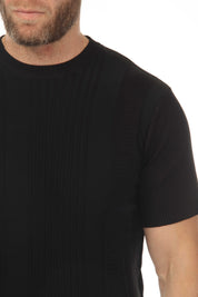 Men's Stylish Premium Knit Textured T-Shirt