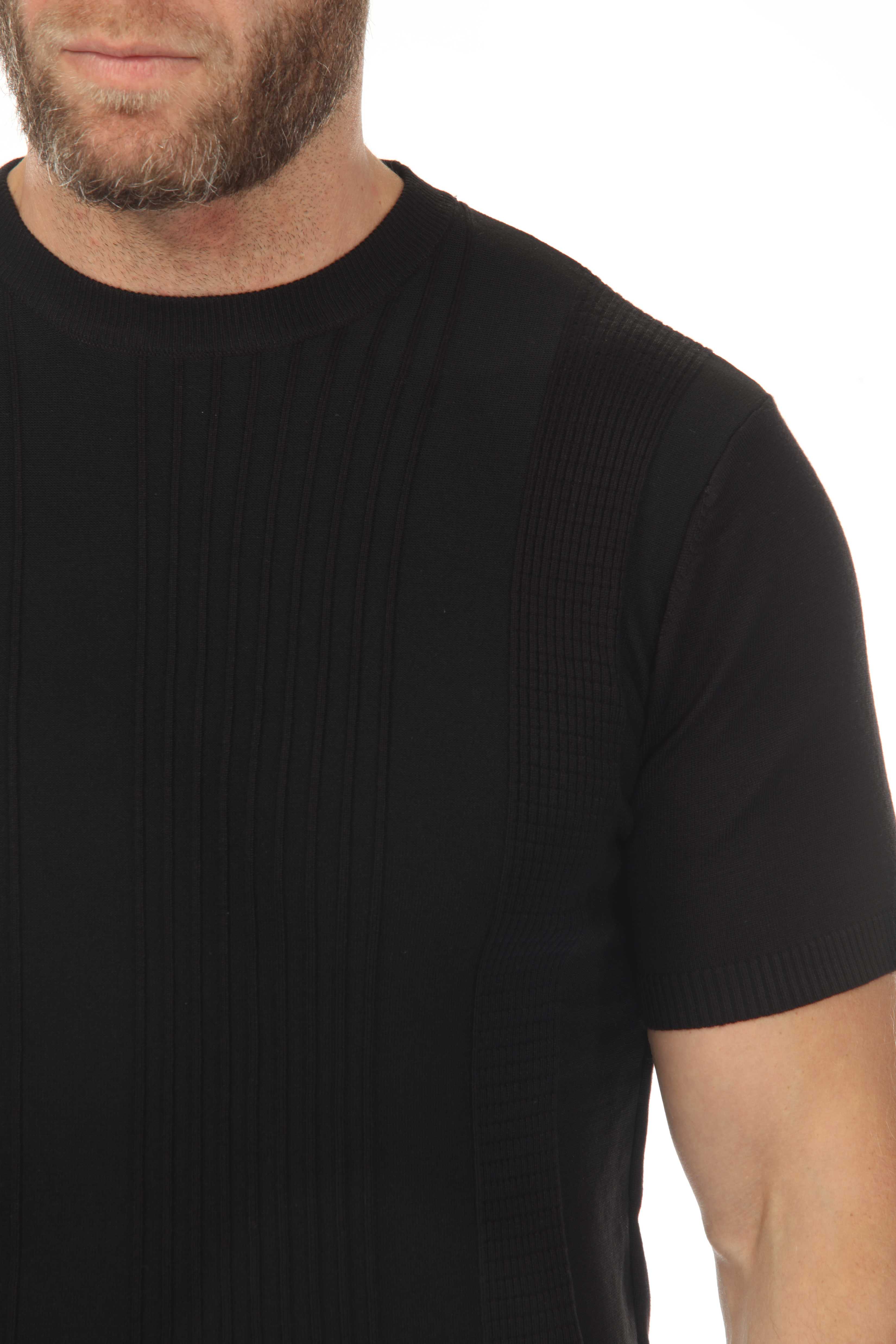Men's Stylish Premium Knit Textured T-Shirt