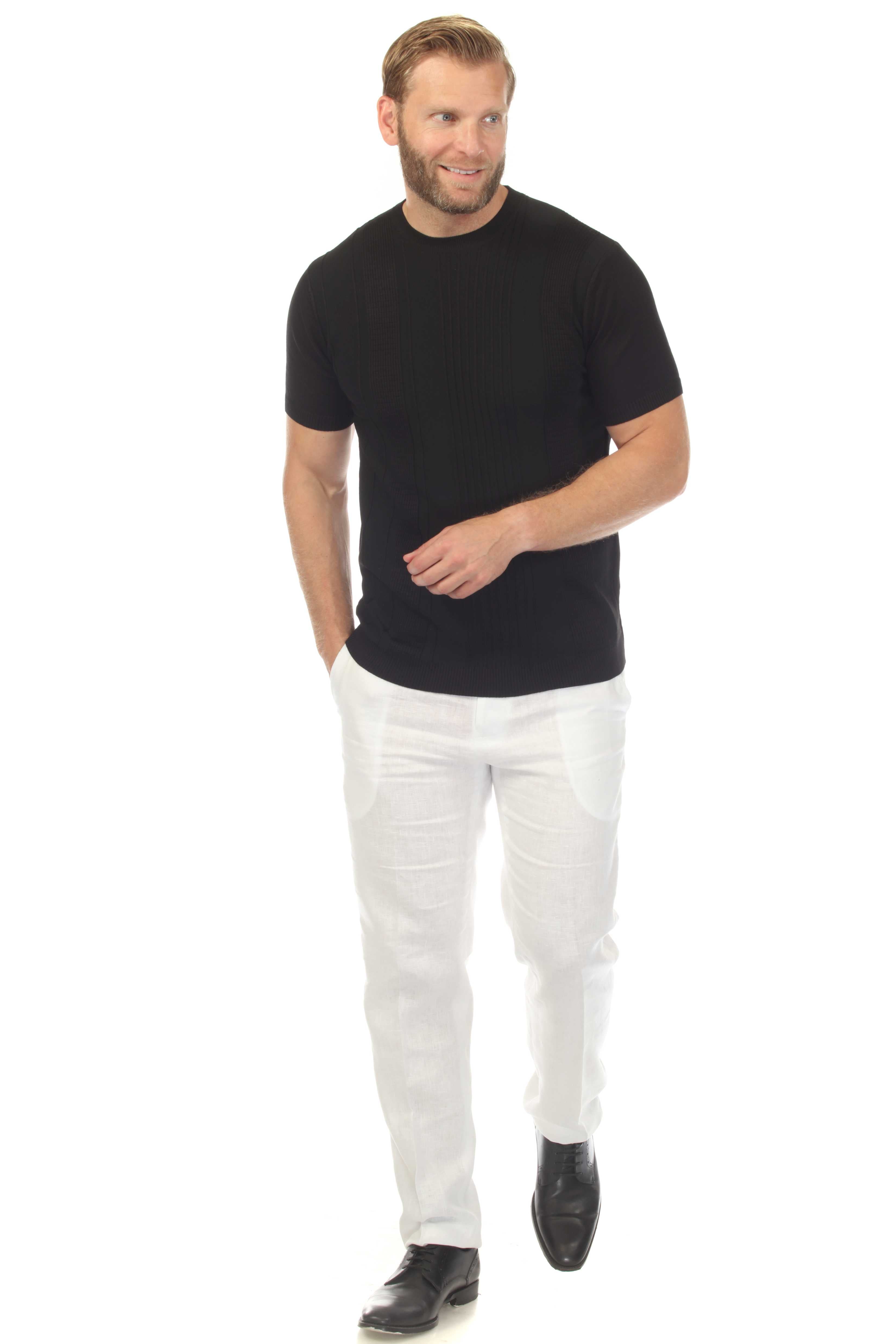 Men's Stylish Premium Knit Textured T-Shirt