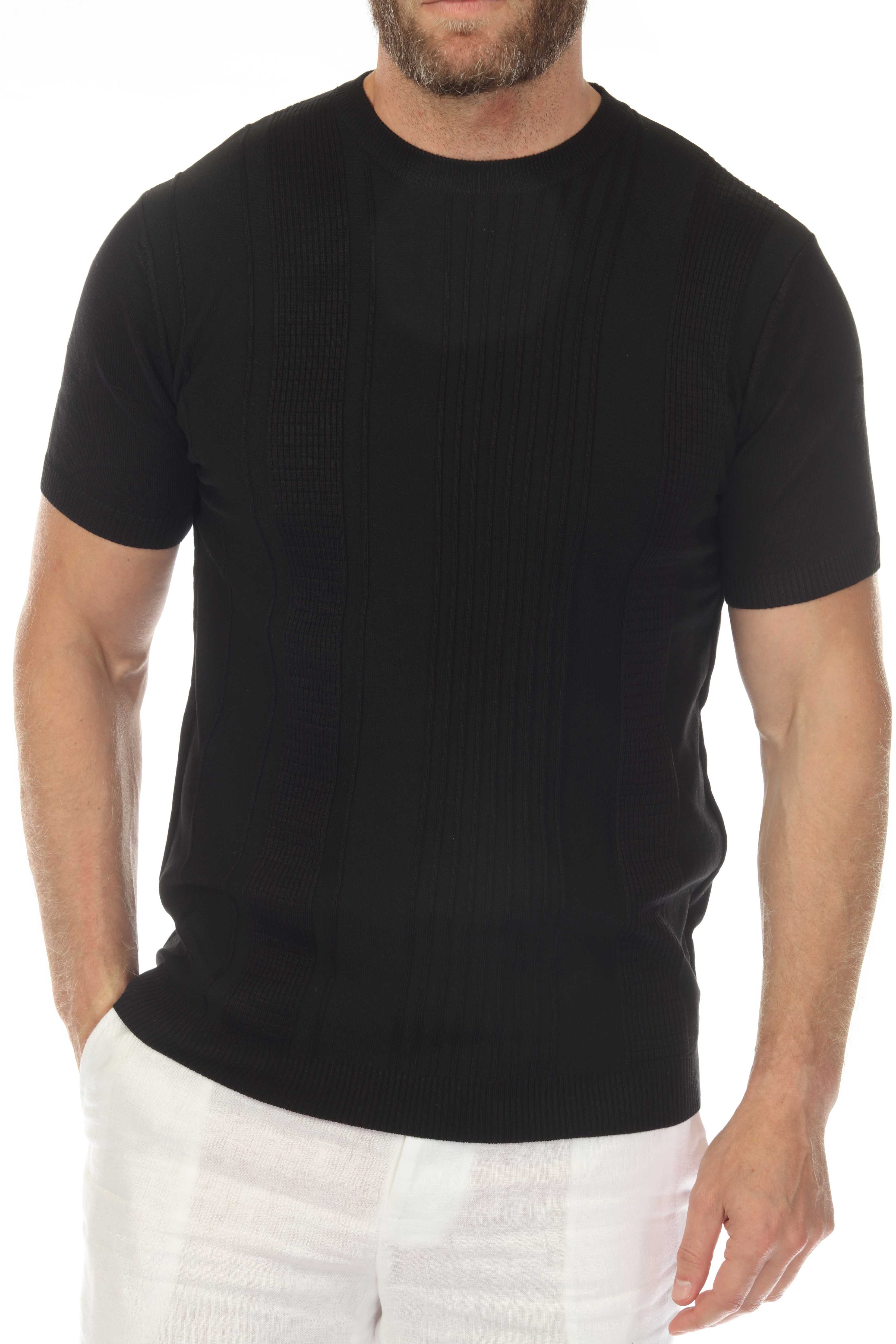Men's Stylish Premium Knit Textured T-Shirt
