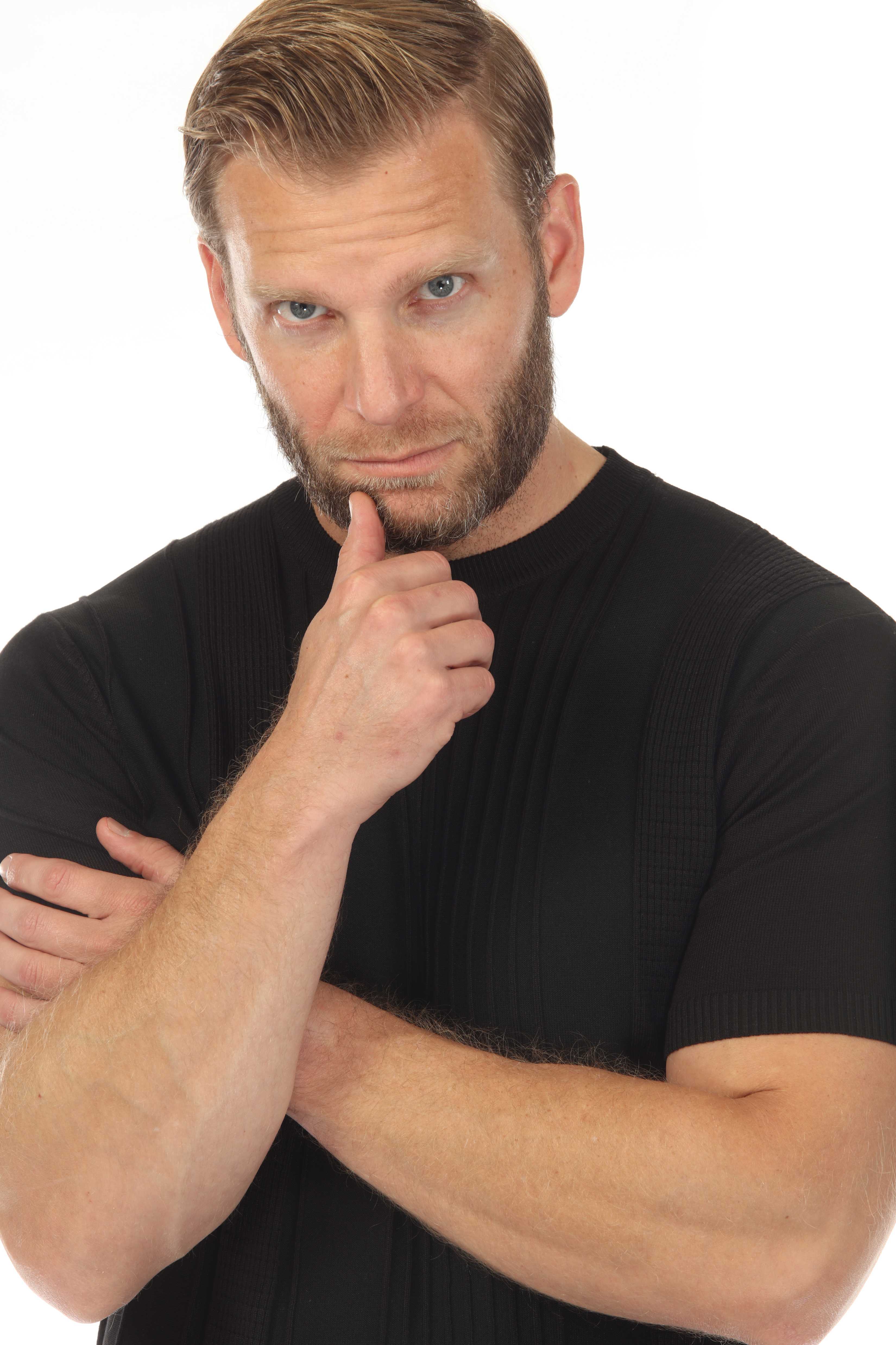 Men's Stylish Premium Knit Textured T-Shirt