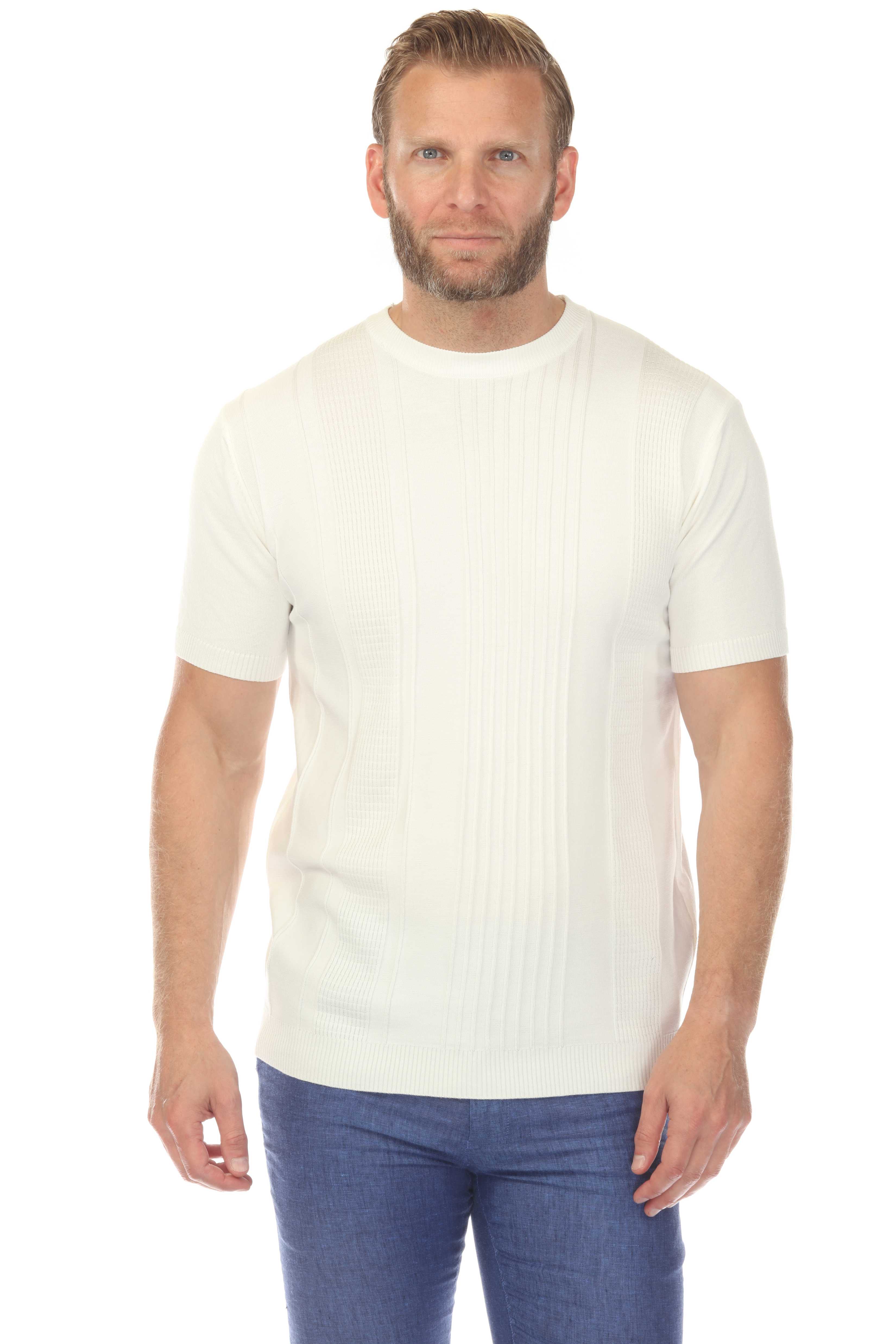 Men's Stylish Premium Knit Textured T-Shirt