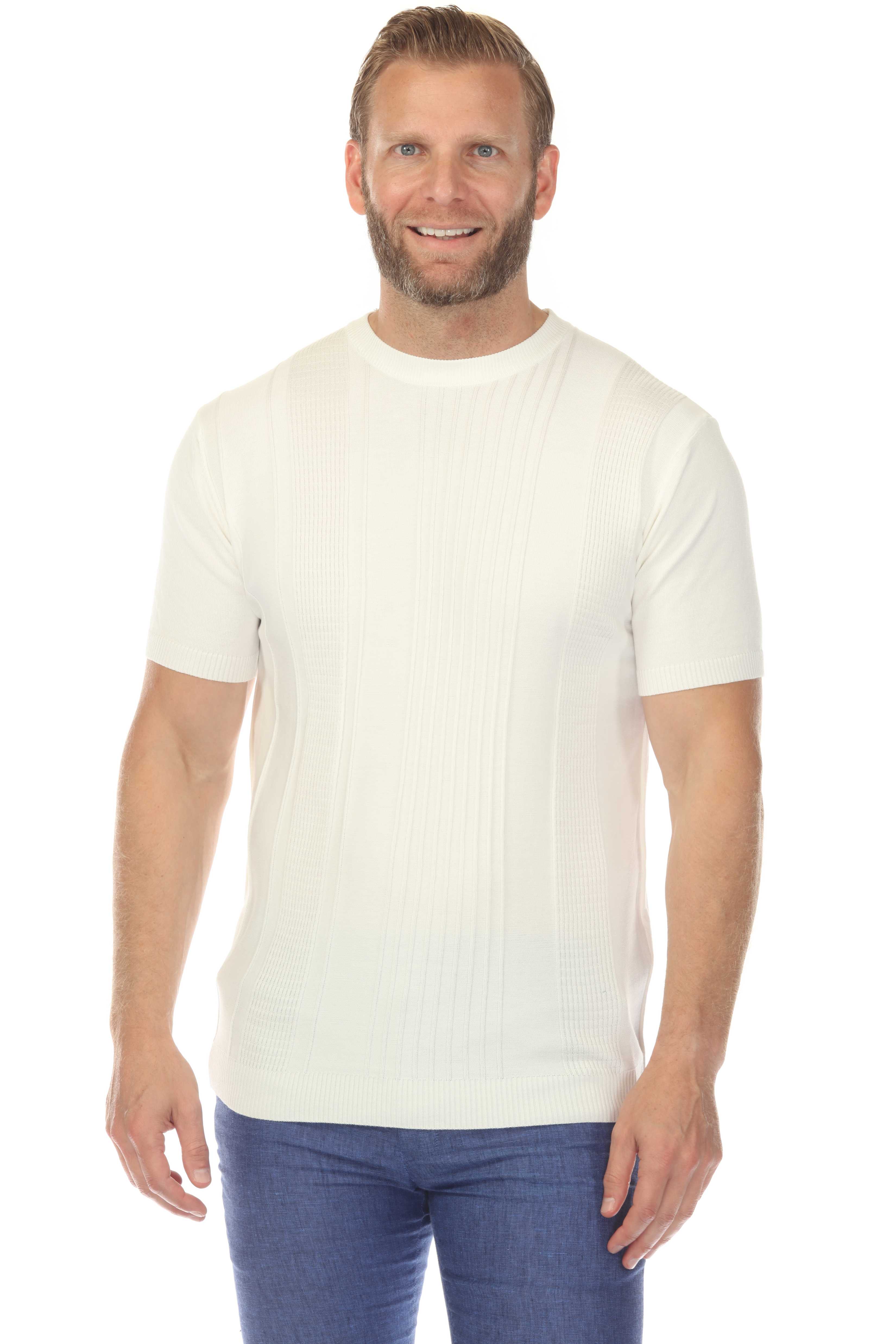 Men's Stylish Premium Knit Textured T-Shirt