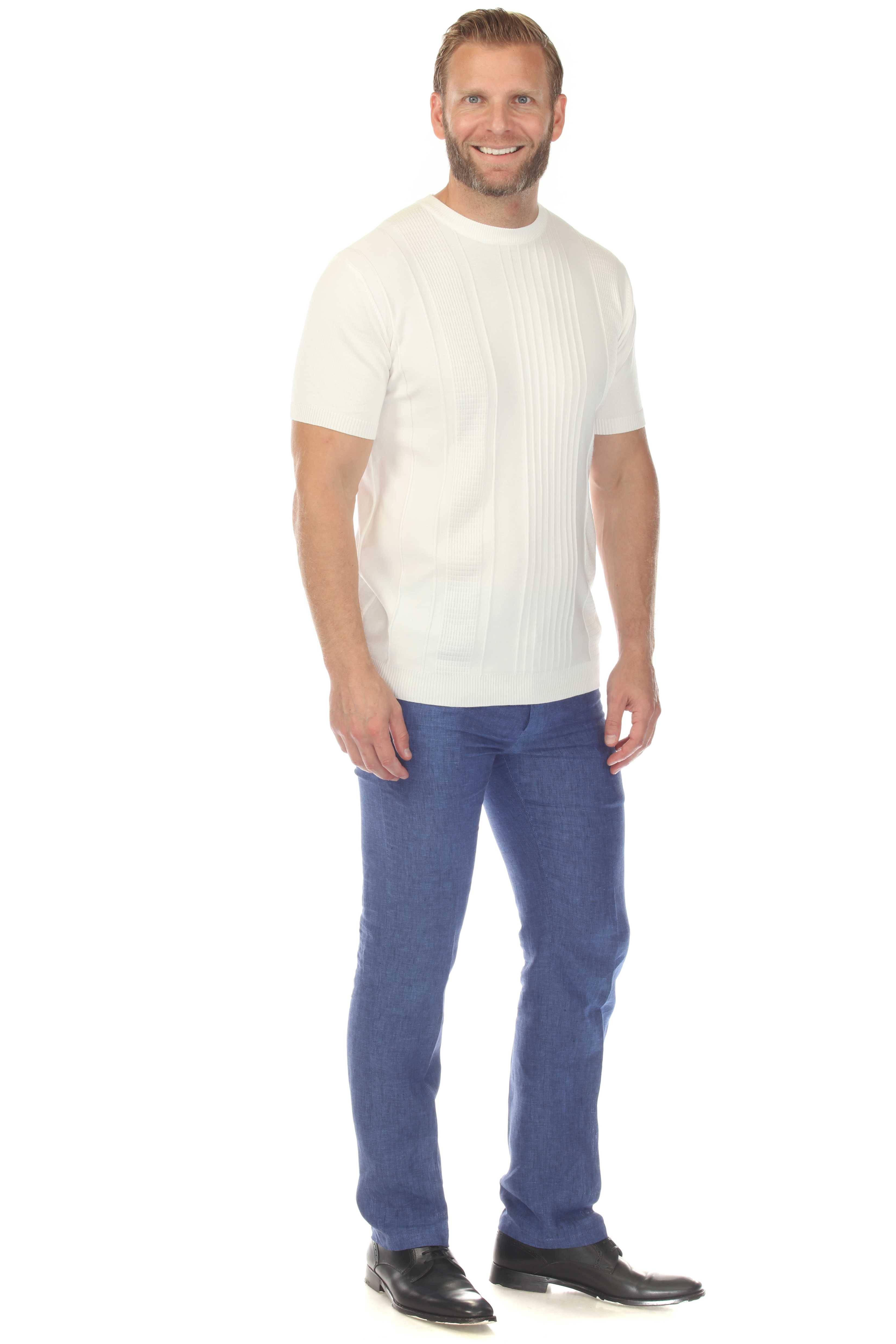 Men's Stylish Premium Knit Textured T-Shirt